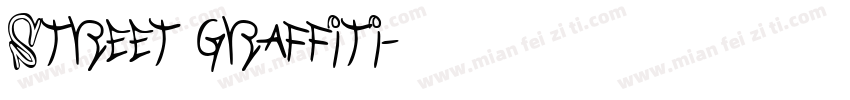 Street graffiti字体转换